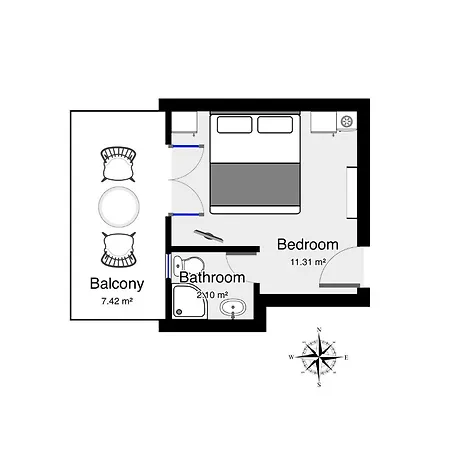Villa Mily Baška Voda Kamer foto